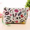 입술 모양의 화장품 가방 3D 프린트 화장품 가방 고품질 Zippers Pouch Purses7283047을 가진 고품질 전체 여행 메이크업 케이스