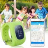 Montres Q50 enfants LBS Tracker montre intelligente téléphone SIM quadri-bande GSM appel SOS sécurisé PK Q80 Q90 montre intelligente pour Android IOS