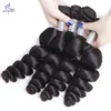 Loose Wave 3 Human Hair Bundles Frontal Closure Indian Virgin Hair Lace Front Closure With Bundle5571882