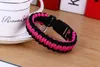 Women 19 Colors Climbing Rope Survival Cord Bracelets For Women Outdoor Paracord Bracelets Men Hope Bangles Love Charm Bracele