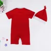 2PC Baby Kerst Santa elf Kostuum Romper met Hoed Sz 624M Baby Jongens Meisjes Feestjurk6944164