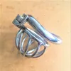 New Latest Design 45mm Length Super Small Male Cock Cage Bondage Device Peins Lock BDSM New Sex Toy Stainless Steel Belt7637122