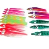 Ilhas de pesca de polvo de plástico macio de 100pcs 12cm para gabaritos mistas de luminosa saia luminosa de silicone Octopus Bait59419041254948