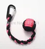 Porte-clés Monkey Fist 1 Steel Ball Self Defense 550 paracord porte-clés fabriqué à la main en Chine2546