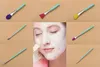 9 Pcs Escovas de Silicone Único pincel de Maquiagem Colorido Máscara De Silicone Sobrancelha Delineador Lip Brushes Set Maquiagem Cosmética Brush Tool Kit DHL Livre
