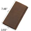 luxury wallet mens wallets mens leather wallet long casual cow genuine leather purse and multi credit passport card holders wallet zipper