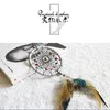 Wholesale- Dreamcatcher Gift checking Dream Catcher Net With natural stones Feathers Wall Hanging Decoration Ornament