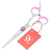 6.0Inch 2017 Nieuwe Meisha Sharp Pet Grooming Scissors Set Scissors Snijden Verdunnende gebogen hondenschaar roestvrij staal JP440C, HB0015