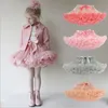 2019 été bébé filles enfants enfants danse Tutu jupons vêtements de danse couleur unie fil Ballet robe fantaisie jupes