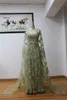 100% prawdziwy obraz Elie Saab Prom Dresses Sheer See przez Sparkly Aplikacje Suknie Wieczorowe z Cloak Formal Party Runway Sukienki Custom Made