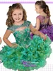 Vestidos de pageant para meninas ritzee cupcake estilo b847 com babados saia e tampa mangas esmeralda vestido de festa bebê curto