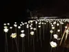 LED lantern show dream lights LED roses flowers colorful LED Outdoor square landscape park glistening Holiday lights 20pcs/lot