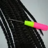 Иглы с крючками для плетения волос, вязания крючком, иглы для плетения волос Jumbo, профессиональные аксессуары для волос, инструменты, 100 шт., DHL 4124633