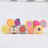 100 PCS Fruit Charm Phone Atti Dust Plug Plug Accessories for iPhone SE 5 6 6S 3.5mm most plick jack for Samsung Galaxy S6