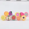 100 pezzi Fruit Charm Telefono Accessori per telefoni cellulari per cellulare per iPhone SE 5 6 6S da 3,5 mm per Samsung Galaxy S6