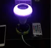 Wireless E27 6W Bluetooth Remote Control Mini Smart LED Audio Altoparlante RGB Color Light Warm Bulb Music Lamp