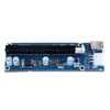 Freeshipping 10pcs / lot USB 3.0 PCI-E Express Bitcoin 광부에 강력한 6Pin 케이블에 SATA가있는 1x 4x 8x 16x Extender 라이저 카드 마더 보드