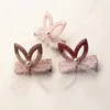 24pcs/الكثير من الأطفال الجديد أطفال مقاطع الشعر الكورية الأميرة Girls Hair Barrettes Cartoon Rabbit Ears Baby Cute Hairpins Design