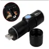 2017 3-läge Tactical Flash Light Torch Mini Zoom Uppladdningsbar kraftfull USB LED-ficklampa AC Lanterna för utomhusresor