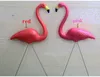 Dekorationer 1Pair2PCS Garden Ornaments High Simulated Flamingo Yard och Lawn eller Outdoor Art Decoration Party Accessories