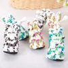 Wholesale - Newest dog rain boots waterproof shoes indoor shoes pet boots printed anti-skid shoes 3 colors IA029