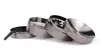 Sharpstone Grinder Zinklegering 4 Lagen Kruiden Molen Diameter 50mm Concave Kom Cover Zilver en Gun-Black Colors