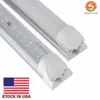 Tubo de led de 6 pés t8 de 25 unidades Tubos de luz de led de dois lados Tubos de led de 6 pés integrados 42 w para celeiro de armazém no porão