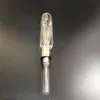 Mini Glass Water Pipe Oil Rig med GR2 Titanium Tip Quartz eller keramisk spets för Välj NC Mini Glass Reting Pipe