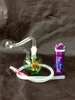 Mini Apple Hook Glass Glass Bongs Accessories Glass Smoking Pipes colorful mini multi-colors Hand Pipes Best Spoon glas