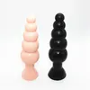 Toysdance Giocattoli del sesso anale per adulti Tappi di testa grandi in silicone di buona qualità 7,8 pollici Perline anali flessibili con prodotti del sesso a ventosa 17420