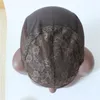 DHL Frete Grátis 50 pçs / lote Brown Wig Cap Net WIG WIG Caps para fazer perucas Gloeless Wig Caps Ajustável alça na parte de trás