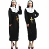 Garçons Filles Adultes Prêtre Soeur Jésus Clergyman Vierge Marie Cosplay Costume De Scène Vêtements Halloween Party Supplies