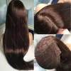 8A Grade Human Hair Brown Color 4 Sheitels 4x4Silk Top Jewish Wigs Finest European Virgin Hair Kosher Wigs Capless Wigs 6792626