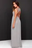 Grey Color Bridesmaid Dresses Long 2022 Lace Top Jewel Neck Chiffon A-Line Formal Dresses Modest Maid Of Honor Dress