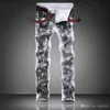 Jeans de mode pour hommes Jeans imprimés Pantalons Marque Designer Slim Fit Hip Hop Ripped Jean Joggers Denim Pantalons