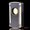 Electronic touch lighter induction lighters Zinc Alloy windproof gas inflatable cigarette jet lighter have 5 Colors