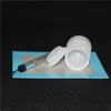 DAB-Gläser Slicks Tool Kit mit 5,51 * 4,52 Zoll Matte Pad Ölfass Silikongläser für Wachs-Dabbing-Set