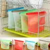 Reusable Silicone Food Fresh Bag Wraps Fridge Storage Containers Refrigerator tool Kitchen Colored Zip Bags 4 Colors OOA2986