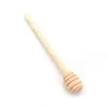 HELA 1 PCS TRÄ STRURNING Stick Rod Spoon Dip Drizzler Server Long Wood Mini Bee Honey Dipper Stirrer Muddler 145mm17949083