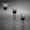 Glazen vervangende schuif voor waterpijpen Waterpijpen Basisbekers worden geleverd met twee delen verschillende lengte glazen komkit