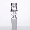 Chiodo elettrico Diamond Knot Quartz Domeless Enail 10/14.5/18.8mm E-Knot E per bobina da 20 mm, banger, bong in vetro, tubi dell'acqua dab