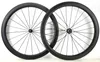 무료 배송 700C 50mm 깊이 도로 자전거 탄소 wheelset 25mm 너비 clincher 탄소 바퀴 powerway R36 허브 UD 무광택 마감