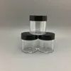 Bottiglia contenitore cosmetico riutilizzabile in barattolo di plastica trasparente da 10 ml G per campione di polvere per unghie per trucco ombretto