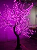 2017 LED Cherry Blossom Árvore Luz 864 pcs Lâmpadas LED 1.8 m de Altura 110/220 VAC Sete Cores para a Opção À Prova de Chuva Ao Ar Livre Uso Drop Shipping MYY