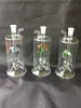 A-22 Altura Bongglass Klein Recycler Oil Rigs Tubería de agua Cabezal de ducha Perc Bong Glass Pipes Hookahs--Treinta y siete