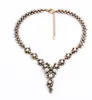 Natural Pearl Flower Hanger Lady's Necklace 168545