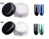 2 g / box shinning spiegel nagel glitter poeder stof diy nail art pailletten chrome pigment decoraties 12 kleuren