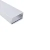 100 x 1M Zestawy / partia T3-T5 Hartowany LED Kanał z profilu aluminiowego i szeroki typ kwadratowy Profil wytłaczania LED do świateł zawieszenia