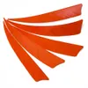 30pcs 4'' Right Wing Feathers for Glass Fiber Bamboo Wood Archery Arrows Hunting and Shooting Shield Orange Fletching