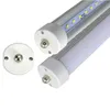 FA8 Tek Pin T8 LED Ampul Tüp Işıkları Soğuk Beyaz Renk Buzlu Kapak 8Feet Tüpler SMD2835 192LEDS 4500LM 45W AC85-265V 25 P